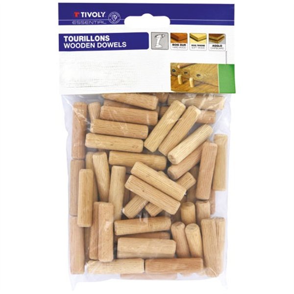 TIVOLY - Tourillons bois 8x40 sc