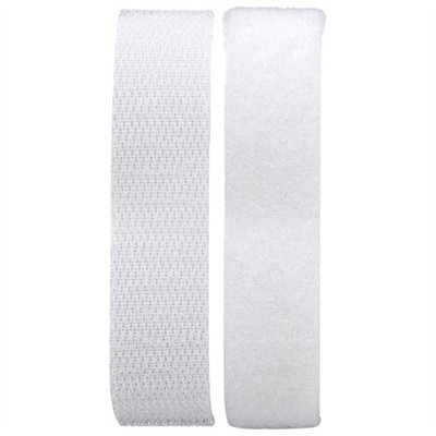 SCRATCH FIX - Bande thermocollante velcro blanche 1mx20mm