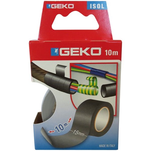 GEKO - Adhésif isolation 15mmx10m gris