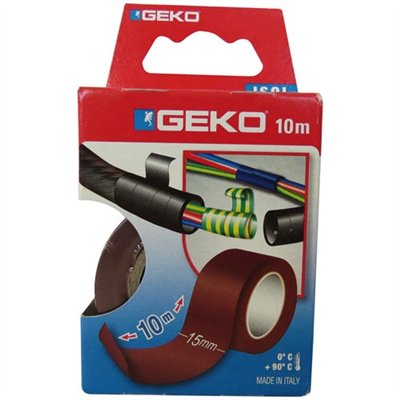 GEKO - Adhésif isolation 15mmx10m marron