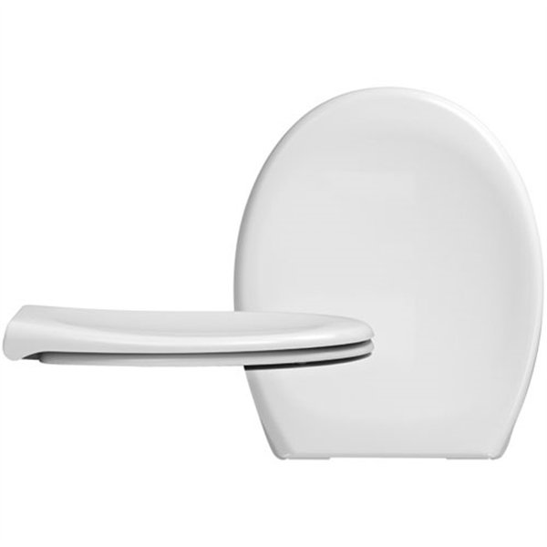 CEDO - Abattant WC DP frein de chute déclipsable Pebble Beach blanc