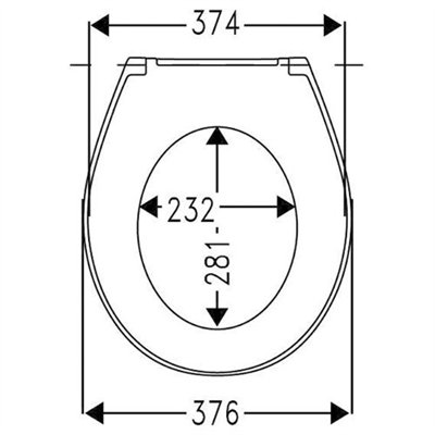 CEDO - Abattant WC DP frein de chute déclipsable Pebble Beach blanc