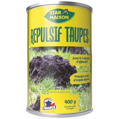 STAR JARDIN - Répulsif taupes granulés 400g
