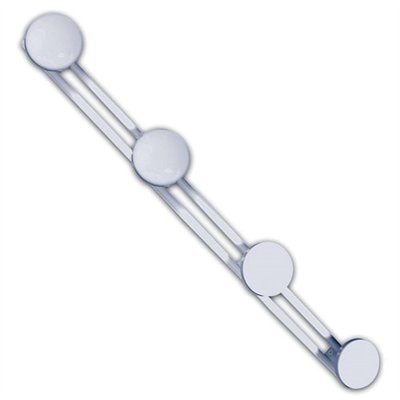 GODONNIER - Patère 4t époxy blanc 50400