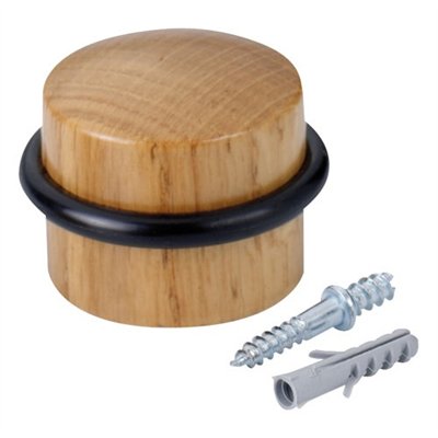 INOFIX - Butée de porte à vis + joint torique chêne en blister