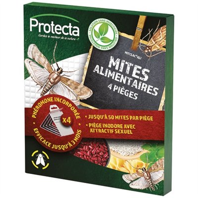 PROTECTA - Mit'clac antimite alimentaire 4pieges   p412