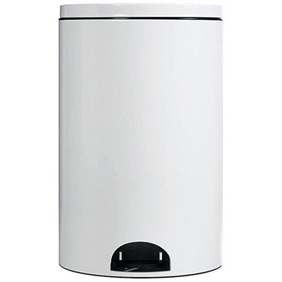 ROSSIGNOL - Poubelle à pédale 20 L Blanche - Élora