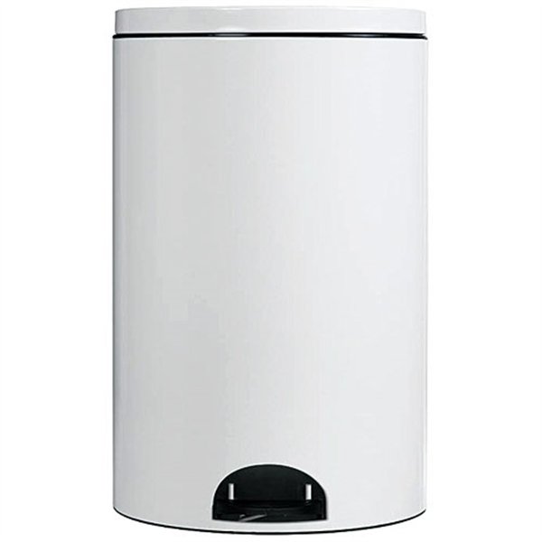 ROSSIGNOL - Poubelle à pédale 20 L Blanche - Élora