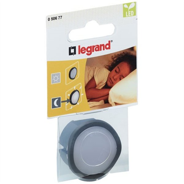 LEGRAND - Veilleuse crépusculaire Led adaptor black sc