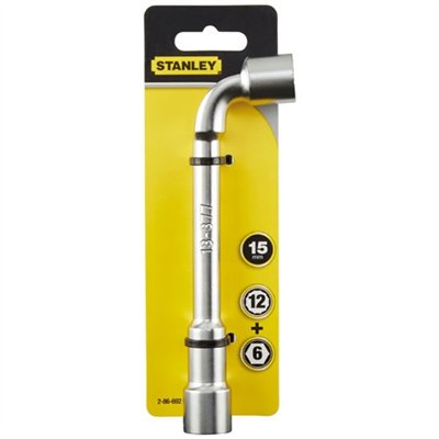 STANLEY - Clé à pipe 15 débouchée