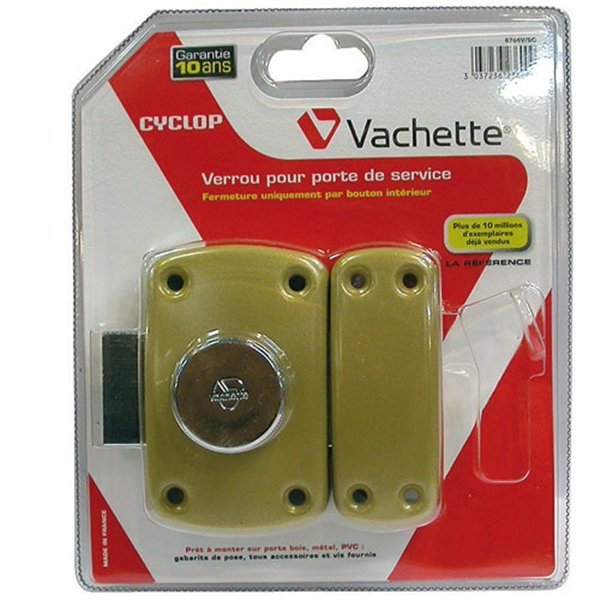 VACHETTE - Verrou autom.cyclop2 sans cylindre 6766v/sc