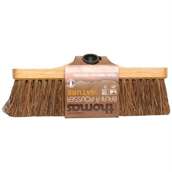 THOMAS - Balai a pousser fibre longue vegetale