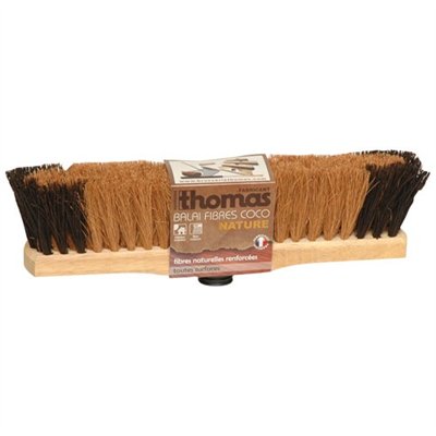 THOMAS - Balai nature coco moustache fibres naturelles renforcees