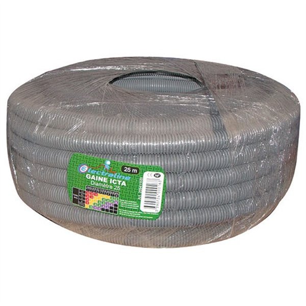 ELECTRALINE - Gaine icta tirefil 25  25m    couronne