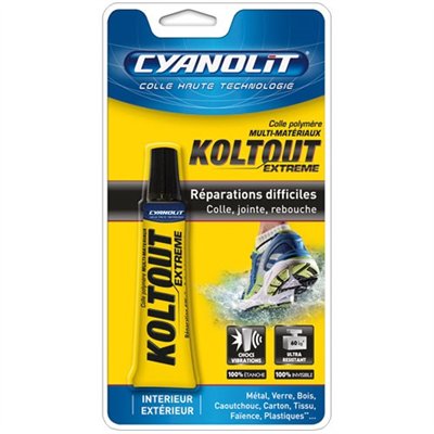 CYANOLIT - Cyanolit colle résiste Kolfort multimatériaux tube 20ml