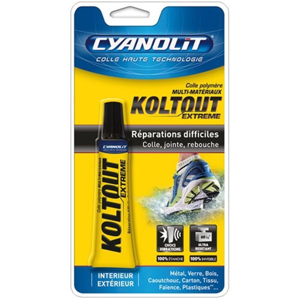 CYANOLIT - Cyanolit colle résiste Kolfort multimatériaux tube 20ml