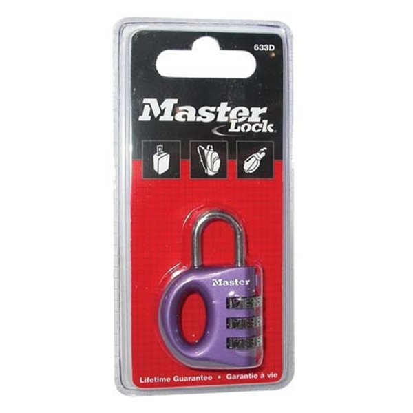 MASTER LOCK - Cadenas 3 chif.couleur 32mm    blister