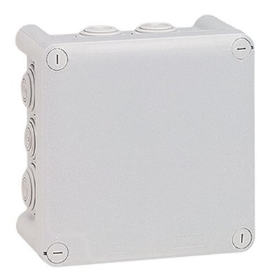 LEGRAND - Boîte dérivation 130x130x74 Plexo gris 10 embouts vrac