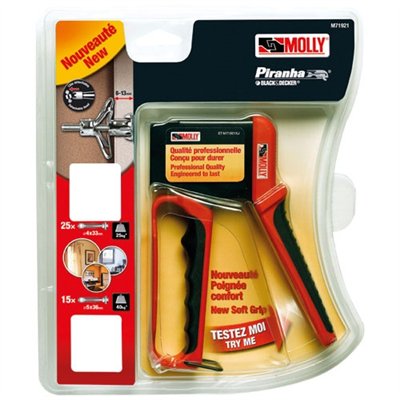 MOLLY - Kit pince + 40 chevilles molly + vis