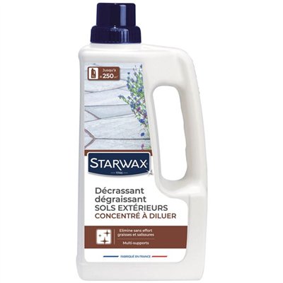 STARWAX - Nettoyant décrassant sols extérieurs 1L Starwax