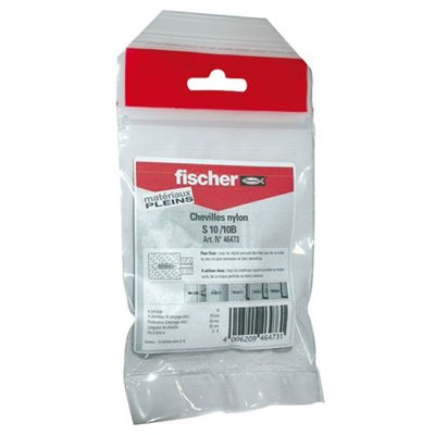 FISCHER - Cheville nylon S 8/20b sachet 20p.