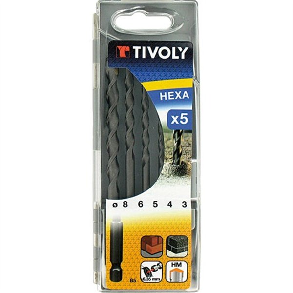 TIVOLY - Forets béton hexagonaux coffret de 5p.