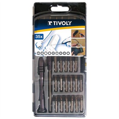TIVOLY - Embouts précision coffret 35p.