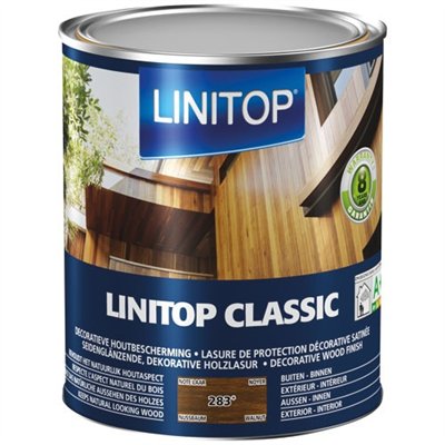 LINITOP - Durieu Linitop classic lasure satin 1l noyer