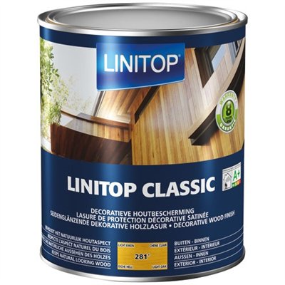LINITOP - Durieu Linitop classic lasure satin 2.5l chêne clair