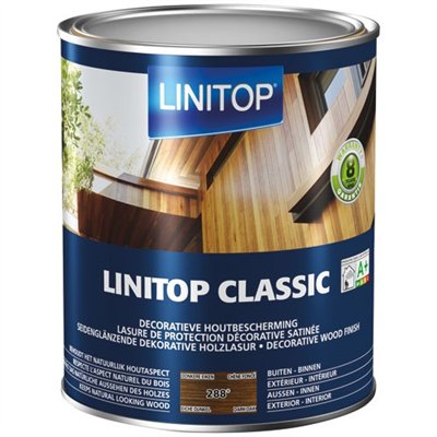 LINITOP - Durieu Linitop classic lasure satin 2.5l chêne foncé