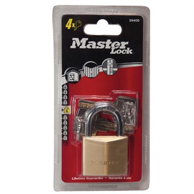 MASTER LOCK - Cadenas lait.hte sec.40mm 4 cl.