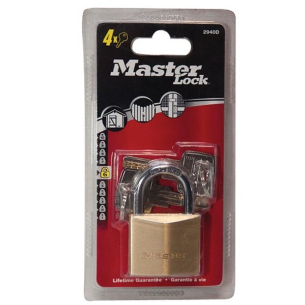 MASTER LOCK - Cadenas lait.hte sec.40mm 4 cl.