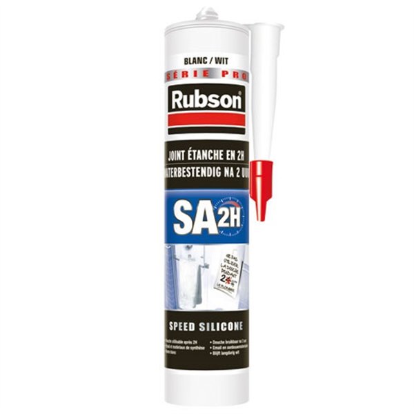 RUBSON - Mastic SA1H sanitaire blanc cartouche 280ml
