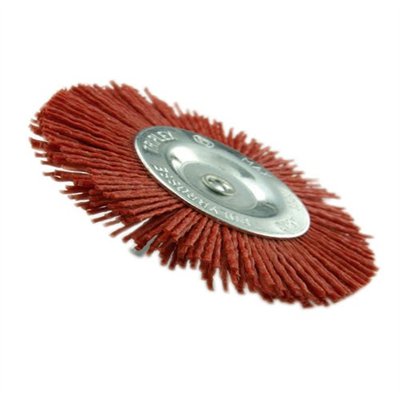 TIVOLY - Brosse circulaire 100mm nylon sur tige t6 g.80 blister