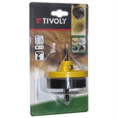 TIVOLY - Scie cloche diam.25mm à 62mm 7 lames prof.18mm sc