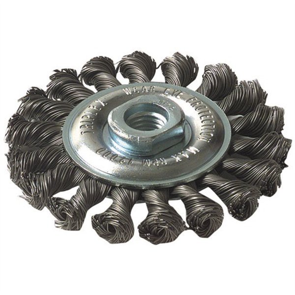 TIVOLY - Brosse circulaire M14  95mm torsadée blister