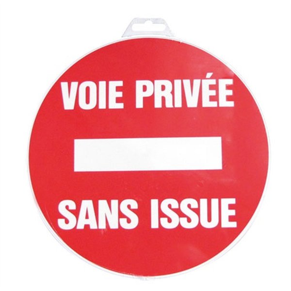 NOVAP - Disque VOIE PRIVEE SANS ISSUE d.300mm