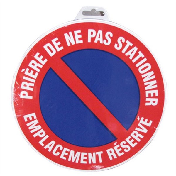 NOVAP - Disque DEFENSE DE STATIONNER EMPLACEMENT RESERVEE d.300mm