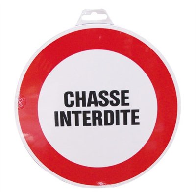 NOVAP - Disque CHASSE INTERDITE d.300mm