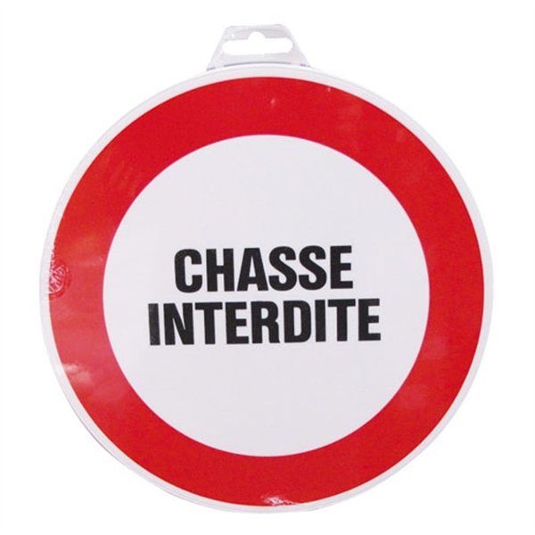 NOVAP - Disque CHASSE INTERDITE d.300mm