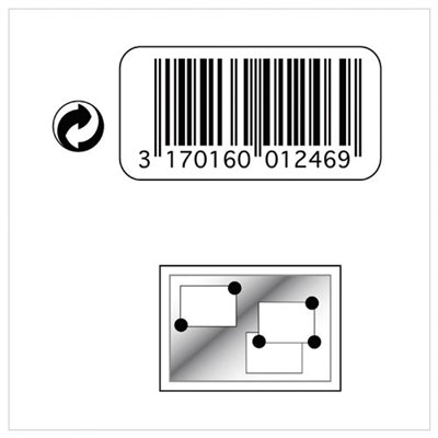 LE CROCHET FRANCAIS - Punaise magnétique dorée sachet x10