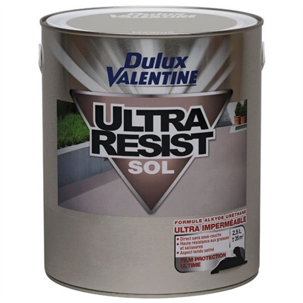 DULUX VALENTINE - Val.sols ultra résist.2.5l rge carrelage