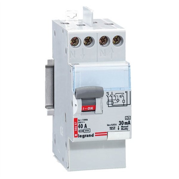 LEGRAND - Interrupteur différentiel bip.40a 30ma-type A 2 modules