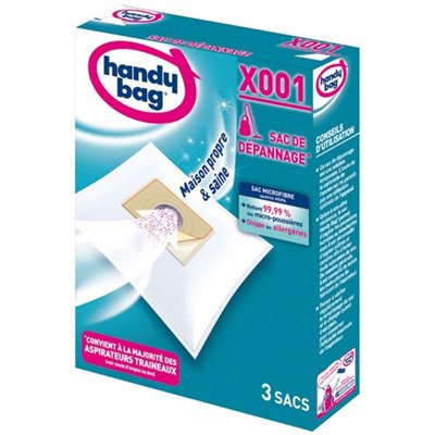 HANDY BAG - Sac aspirateur handy bag non tissé x3 dépan. traîneau x001
