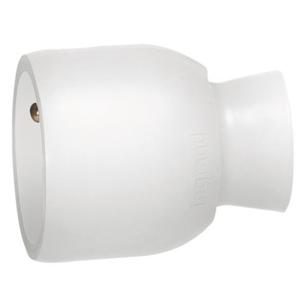 LEGRAND - Fiche femelle 2p+t sortie droite blanc sc