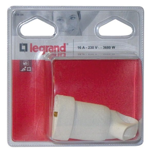 LEGRAND - Fiche femelle 2p+t annela blanc s/c