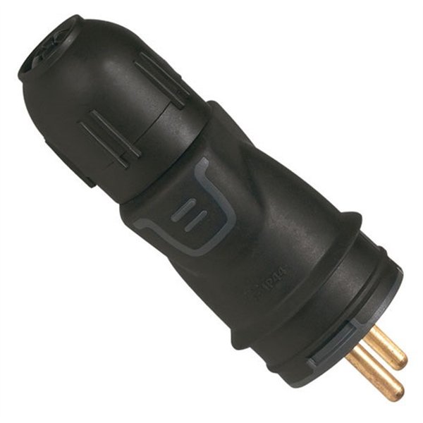 LEGRAND - Fiche mâle 2p+t caoutchouc automatique vrac