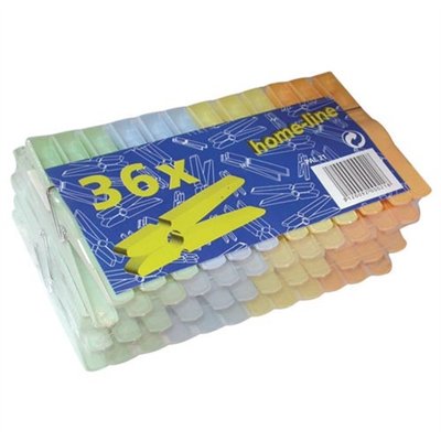 MONDEX - Pince linge plastique sachet de 36