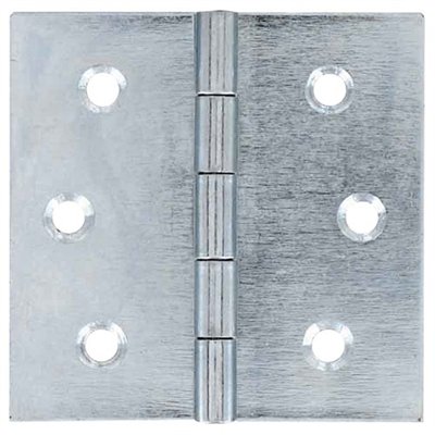 VYNEX - Charnière carrée acier 40x40 par 4uc sur carte