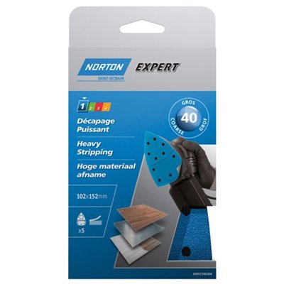 NORTON - Patins multiponceuse 102x152 grain 40 expert